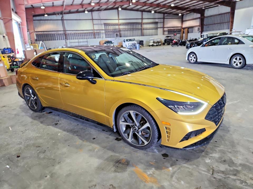 2021 Hyundai Sonata მანქანა იყიდება აუქციონზე, vin: 5NPEJ4J24MH129300, აუქციონის ნომერი: 64566636