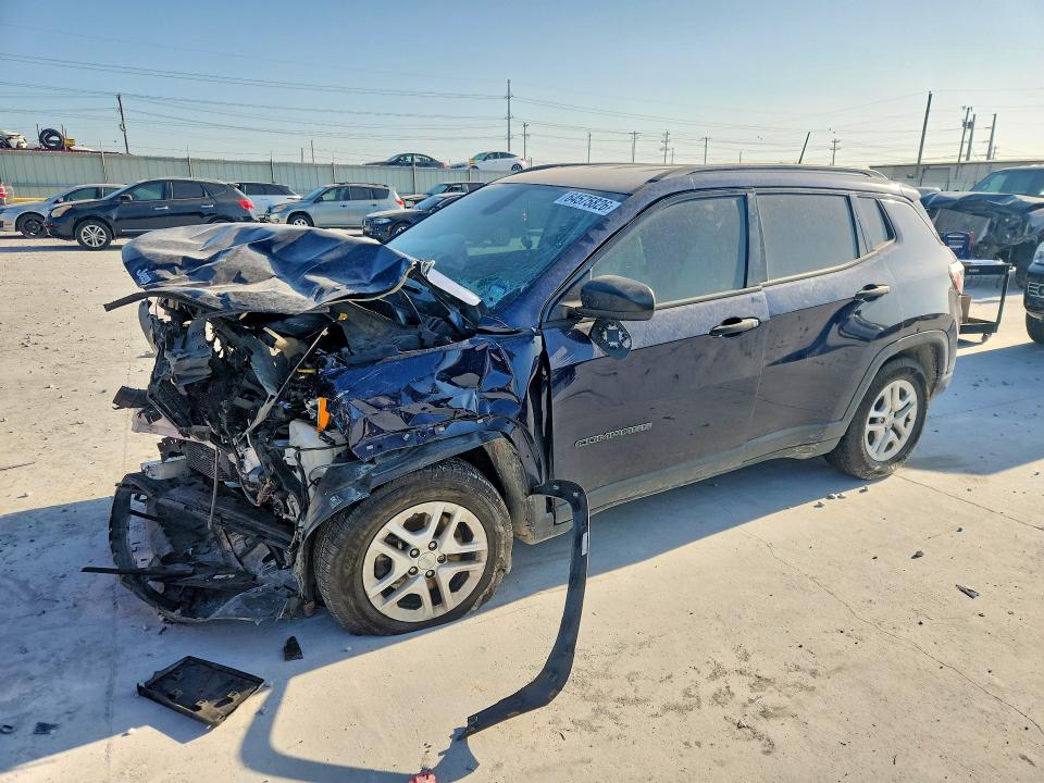 Продажа на аукционе авто 2018 Jeep Compass, vin: 3C4NJCAB9JT169653, номер лота: 64575826