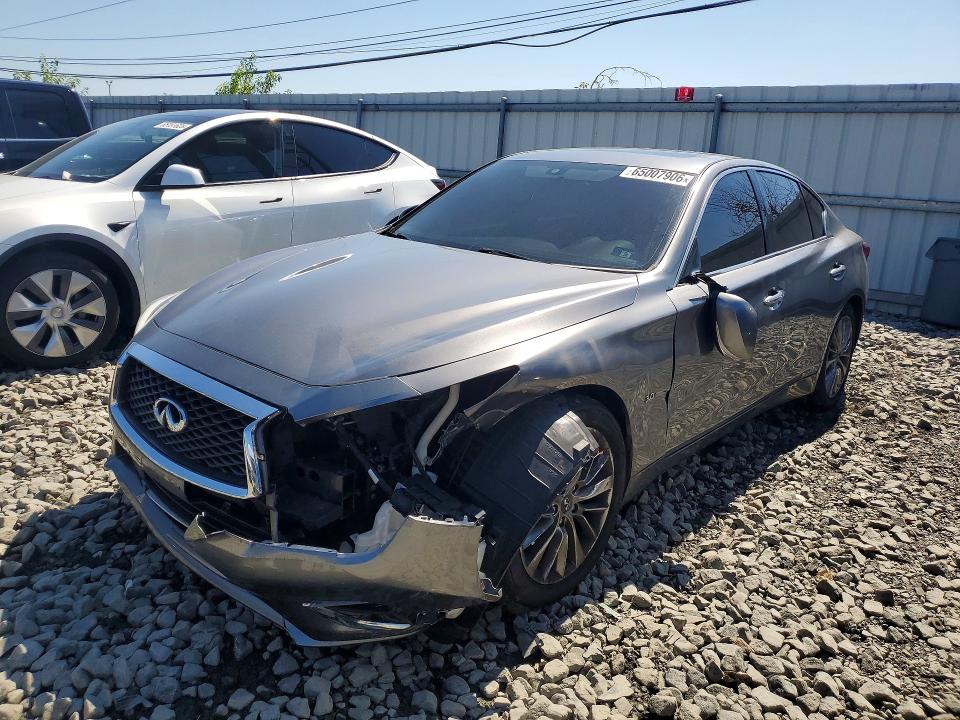 2019 Infiniti Q50 მანქანა იყიდება აუქციონზე, vin: JN1EV7ARXKM555971, აუქციონის ნომერი: 65007906