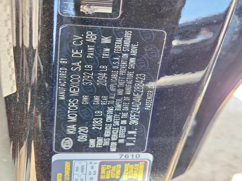 Aukcja sprzedaży 2021 Kia Forte, vin: 3KPF24AD4ME288423, numer aukcji: 66363446
