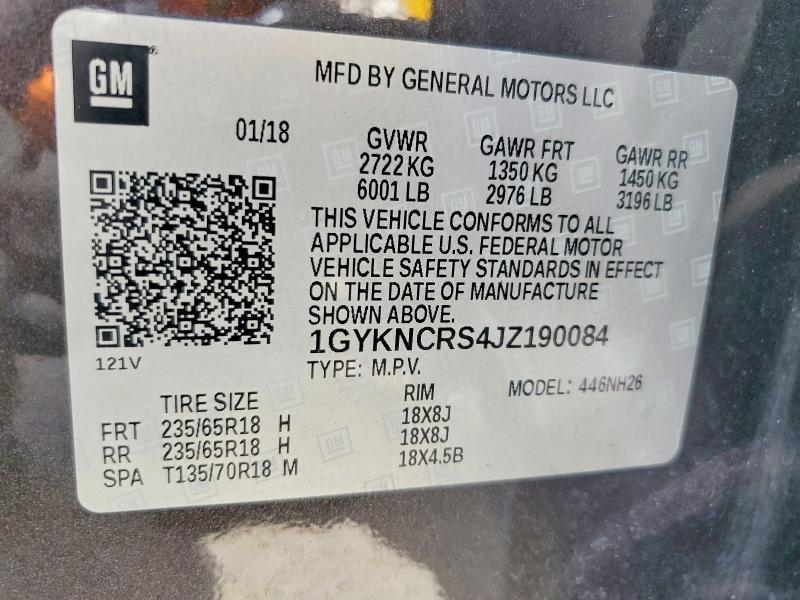 Продаж на аукціоні авто 2018 Cadillac Xt5, vin: 1GYKNCRS4JZ190084, номер лоту: 66934746