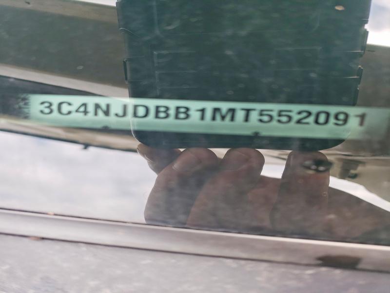 66191086 :رقم المزاد ، 3C4NJDBB1MT552091 vin ، 2021 Jeep Compass مزاد بيع