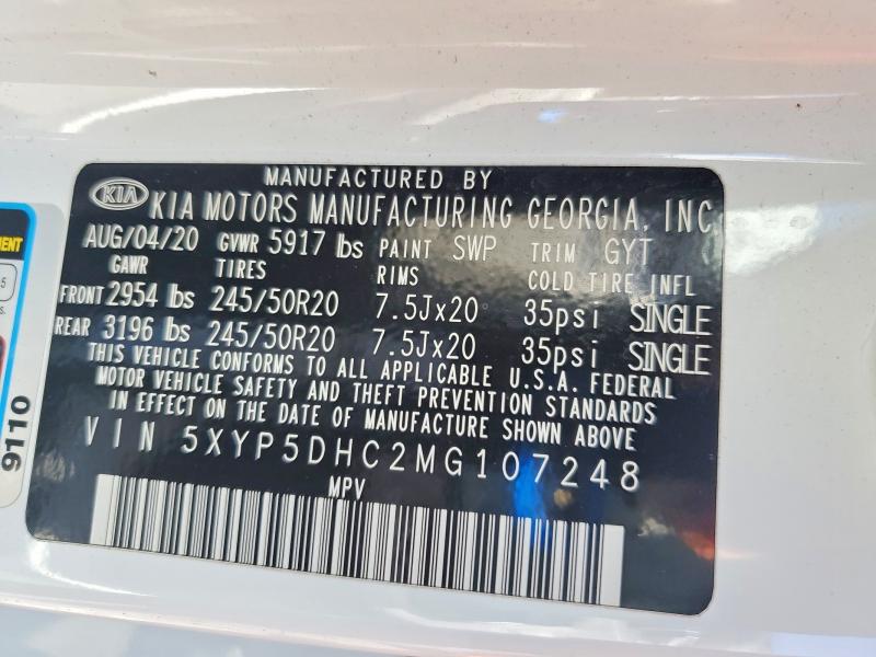 Aukcja sprzedaży 2021 Kia Telluride, vin: 5XYP5DHC2MG107248, numer aukcji: 66280996