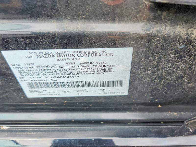 Aukcja sprzedaży 2010 Mazda 6, vin: 1YVHZ8CH2A5M24111, numer aukcji: 63534606