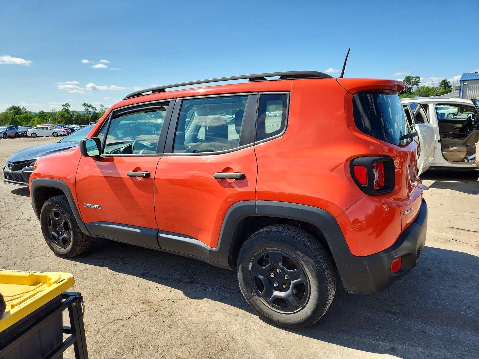 Продажа на аукционе авто 2018 Jeep Renegade, vin: ZACCJBAH2JPJ05769, номер лота: 63534836