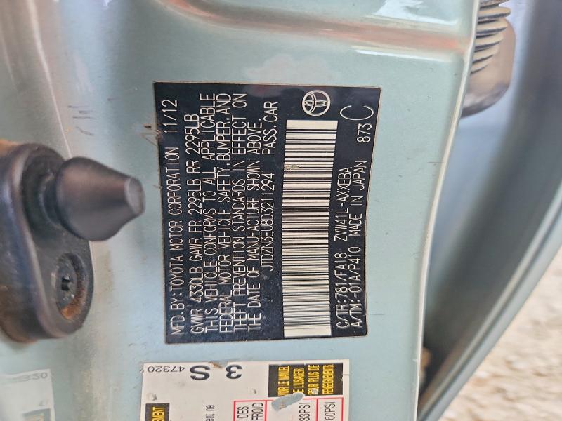 63876386 :رقم المزاد ، JTDZN3EU8D3211294 vin ، 2013 Toyota Prius V مزاد بيع