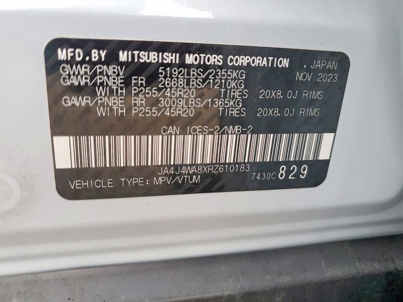 Продажа на аукционе авто 2024 Mitsubishi Outlander, vin: JA4J4WA8XRZ610183, номер лота: 64249316