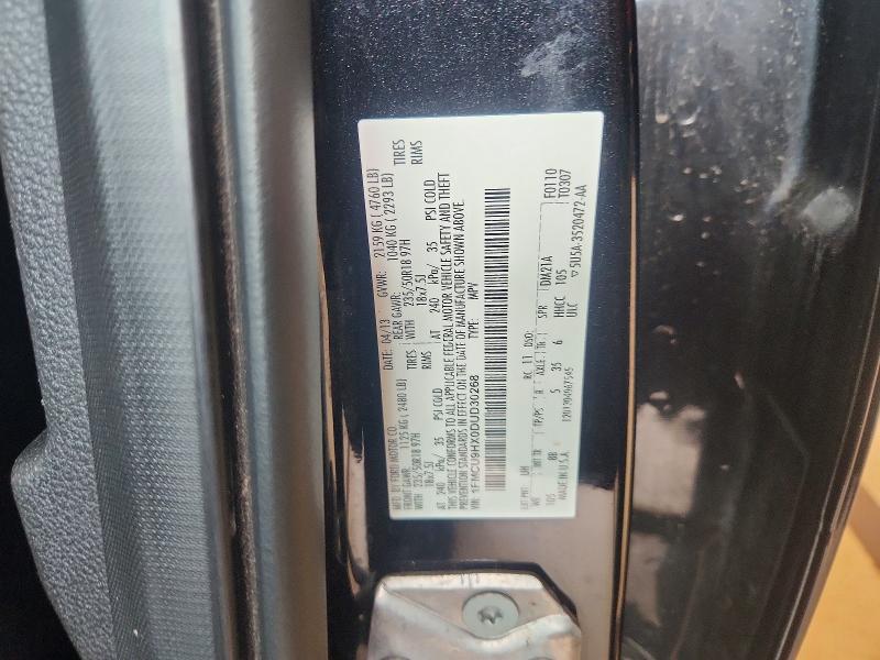 65384846 :رقم المزاد ، 1FMCU9HX0DUD30268 vin ، 2013 Ford Escape مزاد بيع