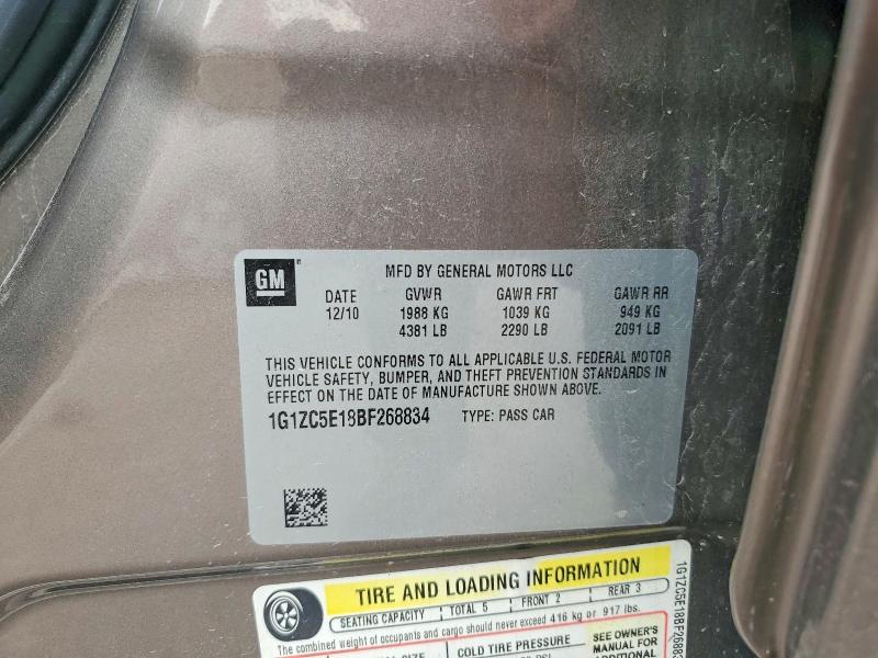Aukcja sprzedaży 2011 Chevrolet Malibu, vin: 1G1ZC5E18BF268834, numer aukcji: 64409546