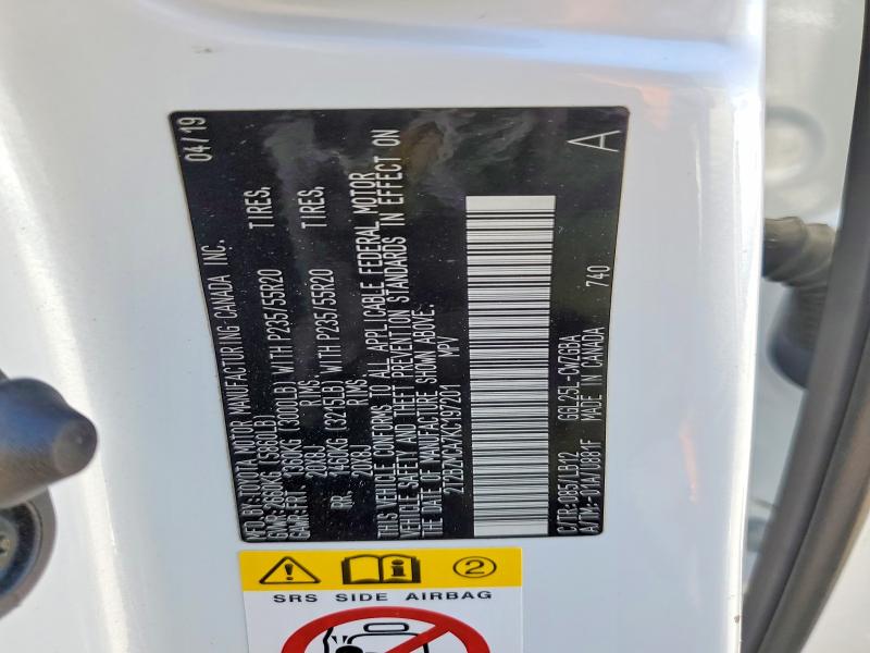 2019 Lexus Rx 350 მანქანა იყიდება აუქციონზე, vin: 2T2BZMCA7KC197201, აუქციონის ნომერი: 65875336