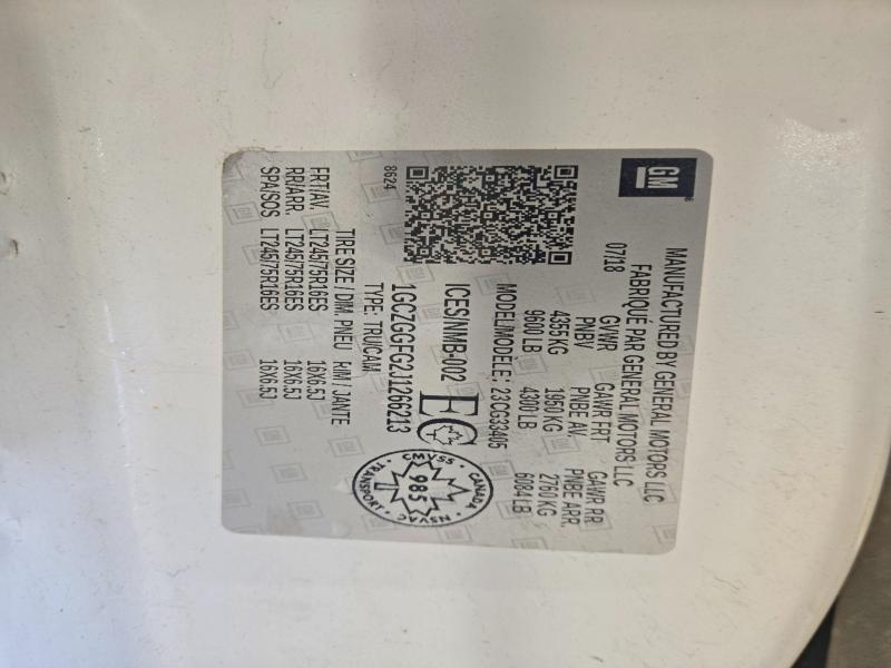 Aukcja sprzedaży 2018 Chevrolet Express G3500, vin: 1GCZGGFG2J1266213, numer aukcji: 66275736