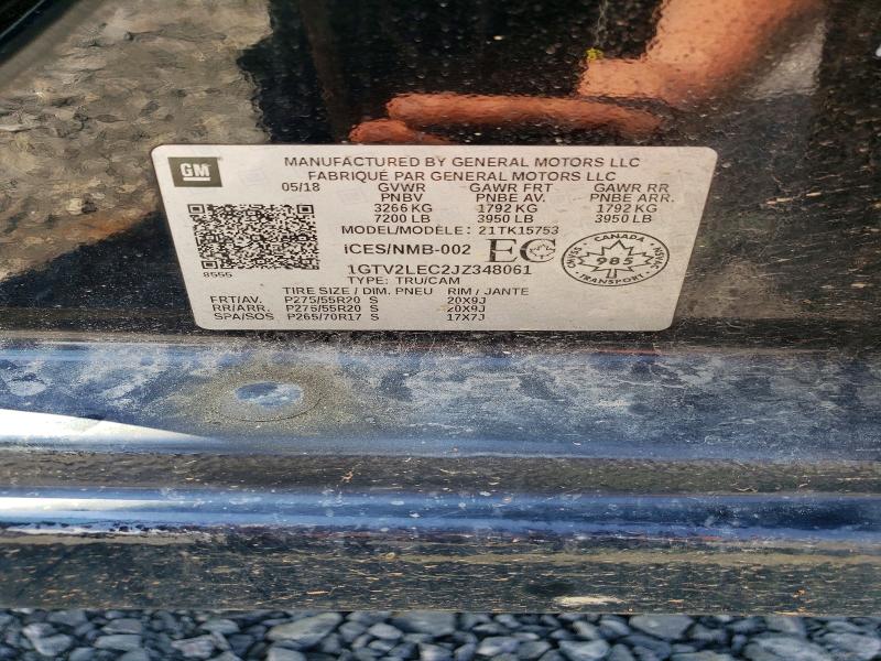 Продажа на аукционе авто 2018 Gmc Sierra, vin: 1GTV2LEC2JZ348061, номер лота: 64144946