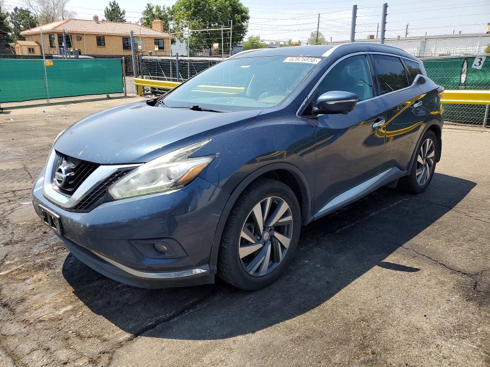 62826856 :رقم المزاد ، 5N1AZ2MH2FN238123 vin ، 2015 Nissan Murano مزاد بيع