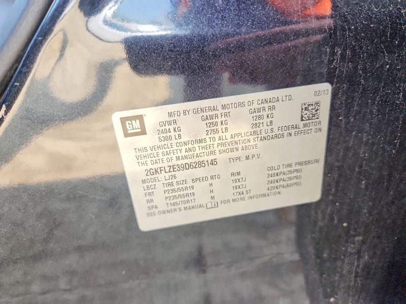 64397686 :رقم المزاد ، 2GKFLZE39D6285145 vin ، 2013 Gmc Terrain مزاد بيع