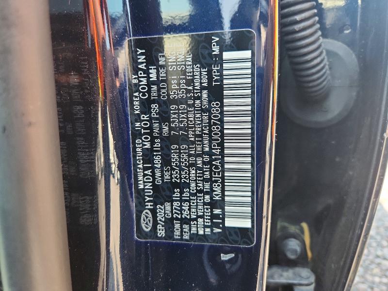 2023 Hyundai Tucson მანქანა იყიდება აუქციონზე, vin: KM8JECA14PU087088, აუქციონის ნომერი: 65979106
