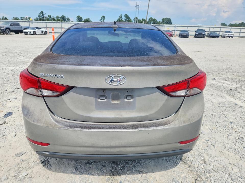 2015 Hyundai Elantra მანქანა იყიდება აუქციონზე, vin: KMHDH4AE6FU450485, აუქციონის ნომერი: 64613376