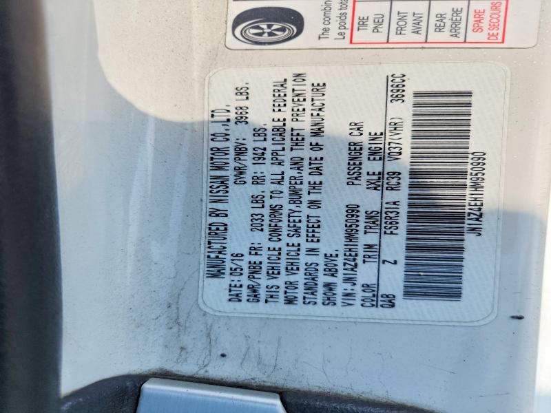 Aukcja sprzedaży 2017 Nissan 370z, vin: JN1AZ4EH1HM950990, numer aukcji: 64046056