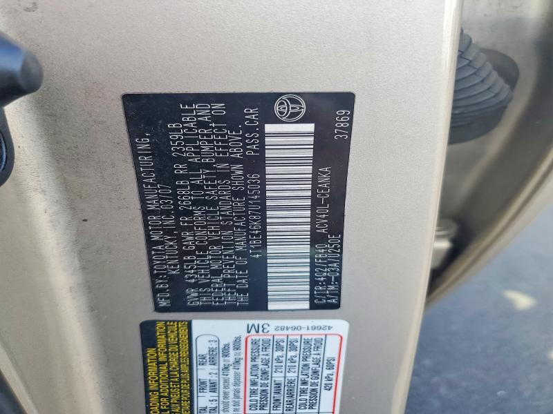 65059026 :رقم المزاد ، 4T1BE46K87U145036 vin ، 2007 Toyota Camry مزاد بيع