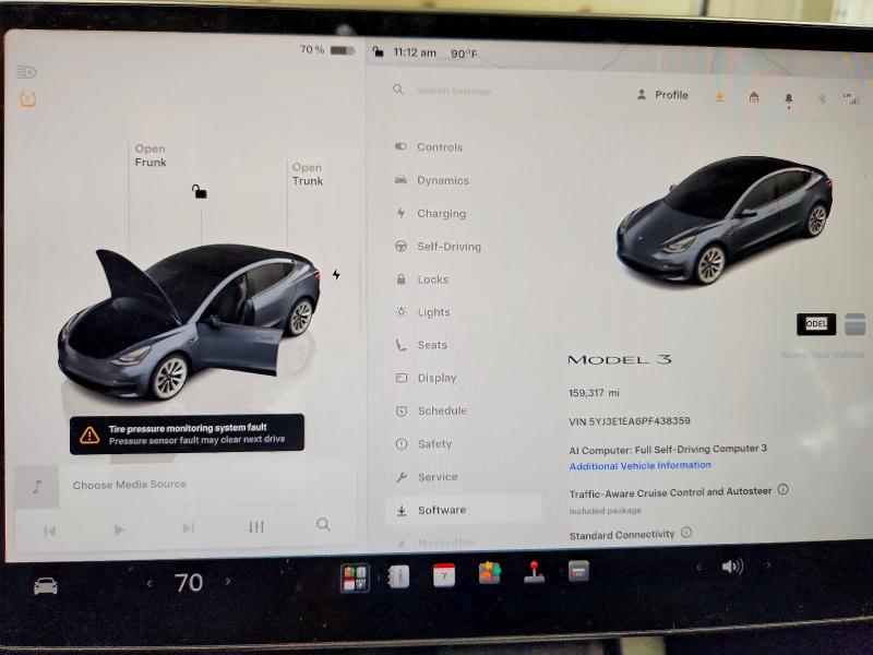 Продаж на аукціоні авто 2023 Tesla Model 3, vin: 5YJ3E1EA6PF438359, номер лоту: 64122496