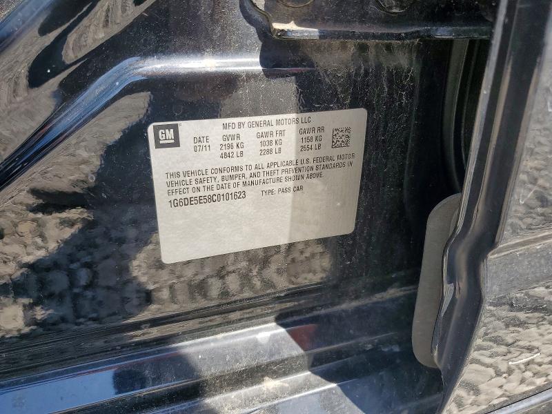 2012 Cadillac Cts მანქანა იყიდება აუქციონზე, vin: 1G6DE5E58C0101623, აუქციონის ნომერი: 66523286
