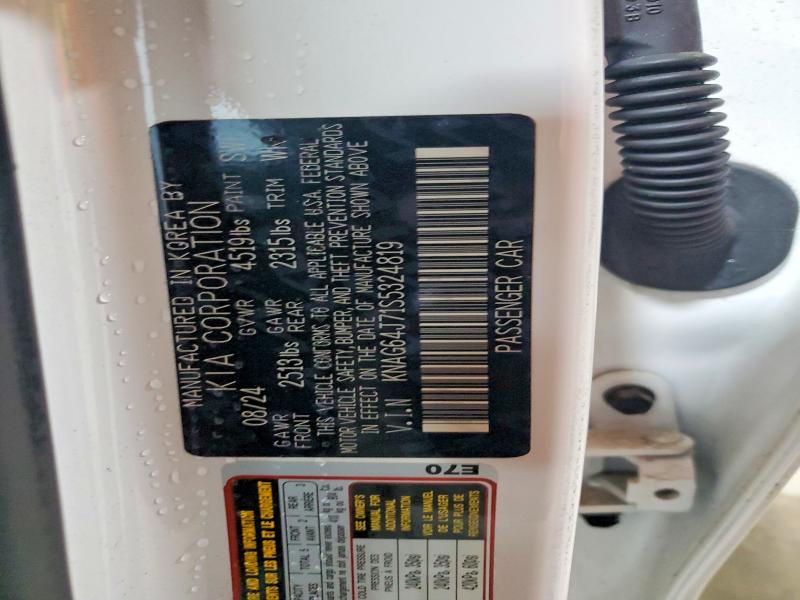 64691066 :رقم المزاد ، KNAG64J71S5324819 vin ، 2025 Kia K5 مزاد بيع