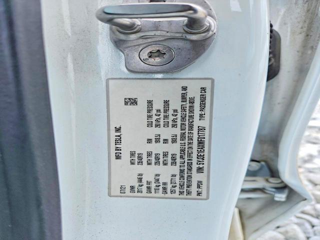 Aukcja sprzedaży 2021 Tesla Model 3, vin: 5YJ3E1EAXMF017787, numer aukcji: 66395276