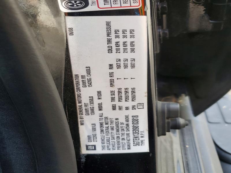 65448776 :رقم المزاد ، 5GTEN13E098103818 vin ، 2009 Hummer H3 مزاد بيع