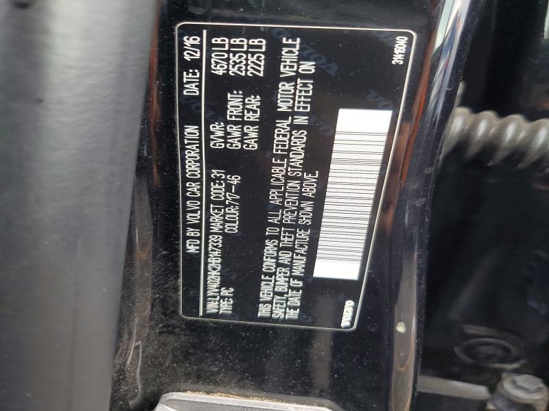Продаж на аукціоні авто 2017 Volvo S60, vin: LYV402HK2HB147339, номер лоту: 65405366