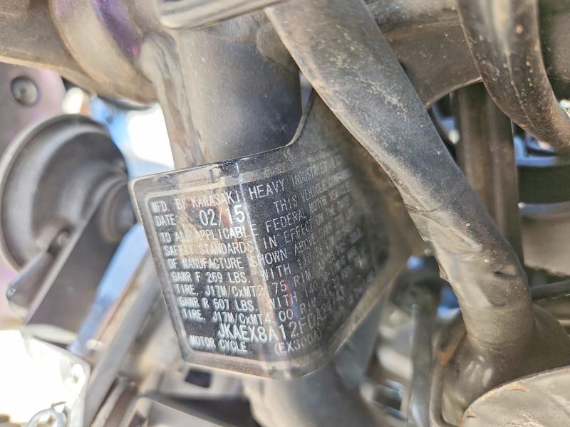 Aukcja sprzedaży 2015 Kawasaki Ex300, vin: JKAEX8A12FDA24743, numer aukcji: 64213226