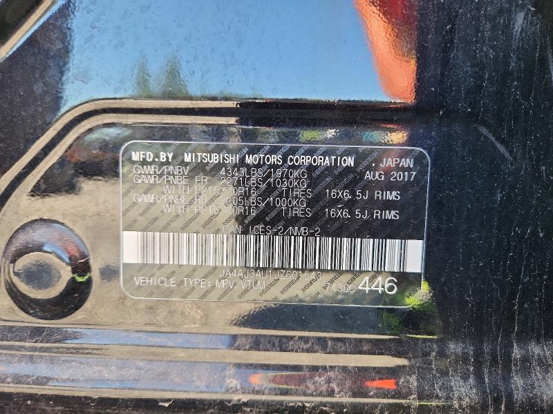 Продаж на аукціоні авто 2018 Mitsubishi Rvr, vin: JA4AJ3AU1JZ601543, номер лоту: 61934356