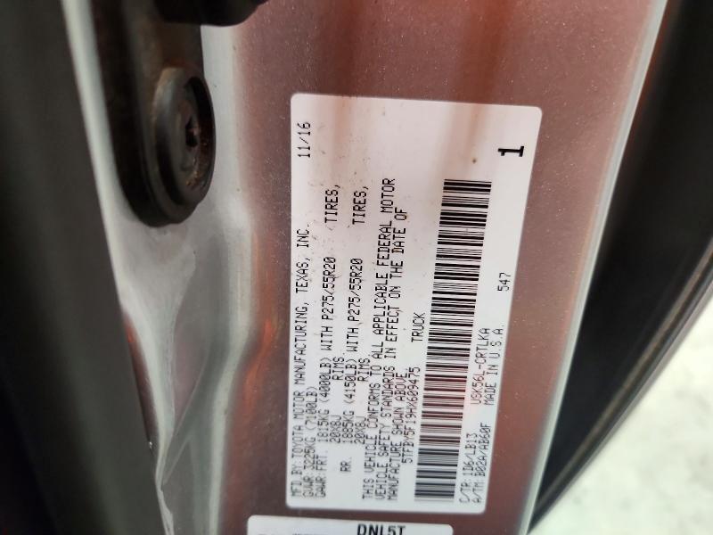 Aukcja sprzedaży 2017 Toyota Tundra, vin: 5TFBY5F19HX609475, numer aukcji: 64838846