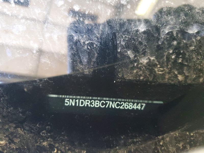 66423926 :رقم المزاد ، 5N1DR3BC7NC268447 vin ، 2022 Nissan Pathfinder مزاد بيع