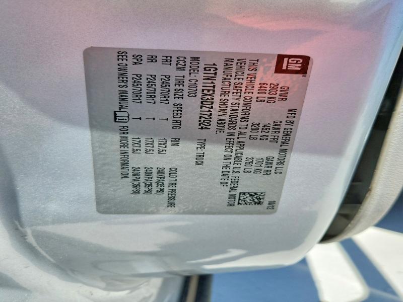 64780276 :رقم المزاد ، 1GTN1TEX3DZ172924 vin ، 2013 Gmc Sierra مزاد بيع