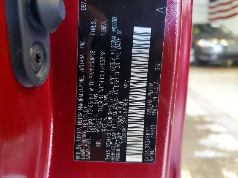 Продаж на аукціоні авто 2023 Toyota Sienna, vin: 5TDXSKFC9PS105908, номер лоту: 63370506