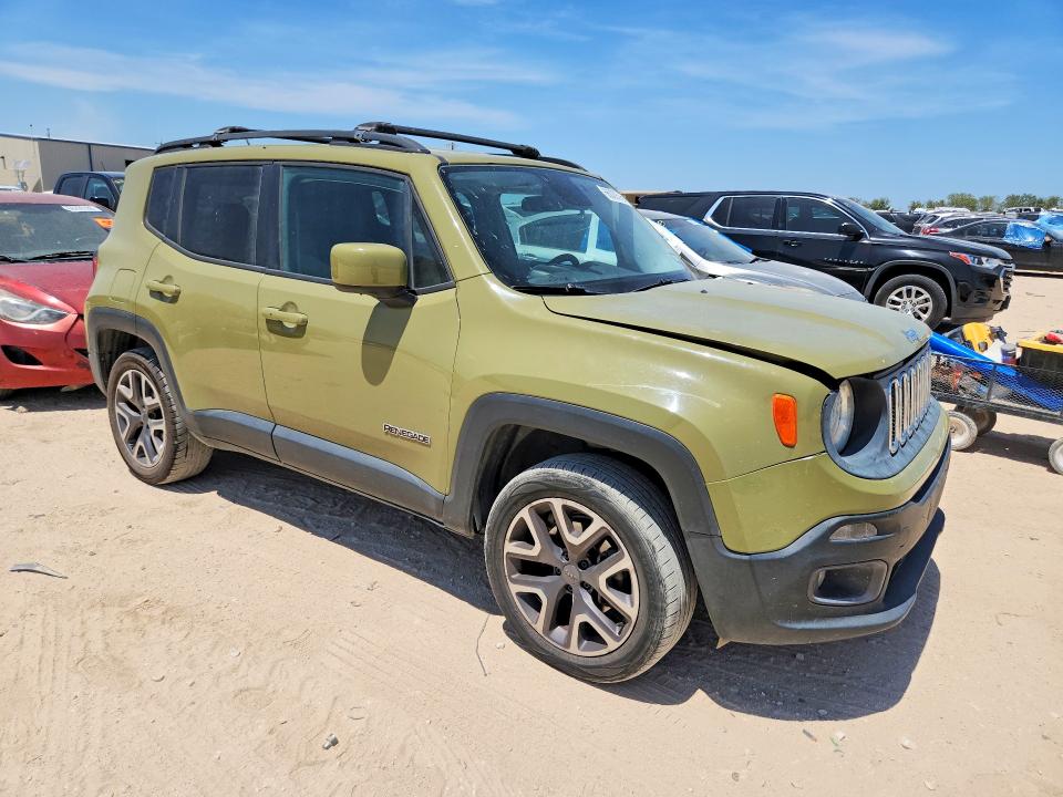 2015 Jeep Renegade მანქანა იყიდება აუქციონზე, vin: ZACCJBBT1FPB27601, აუქციონის ნომერი: 66029716