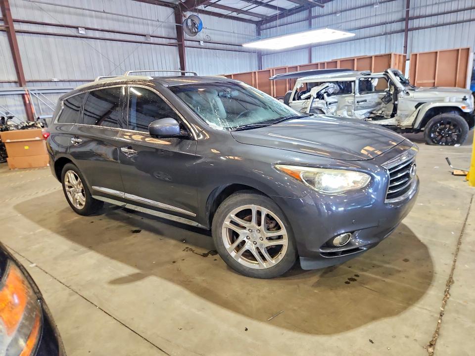 2013 Infiniti Jx35 მანქანა იყიდება აუქციონზე, vin: 5N1AL0MM7DC307626, აუქციონის ნომერი: 63795246