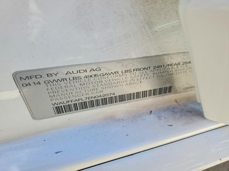 Продаж на аукціоні авто 2014 Audi A4, vin: WAUFFAFL7EN042074, номер лоту: 65812446