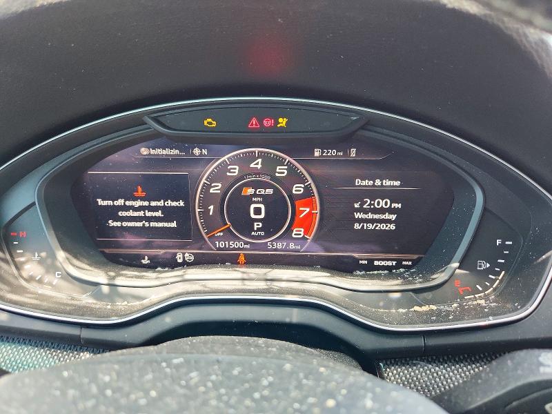 2018 Audi Sq5 მანქანა იყიდება აუქციონზე, vin: WA1A4AFYXJ2009767, აუქციონის ნომერი: 65690696