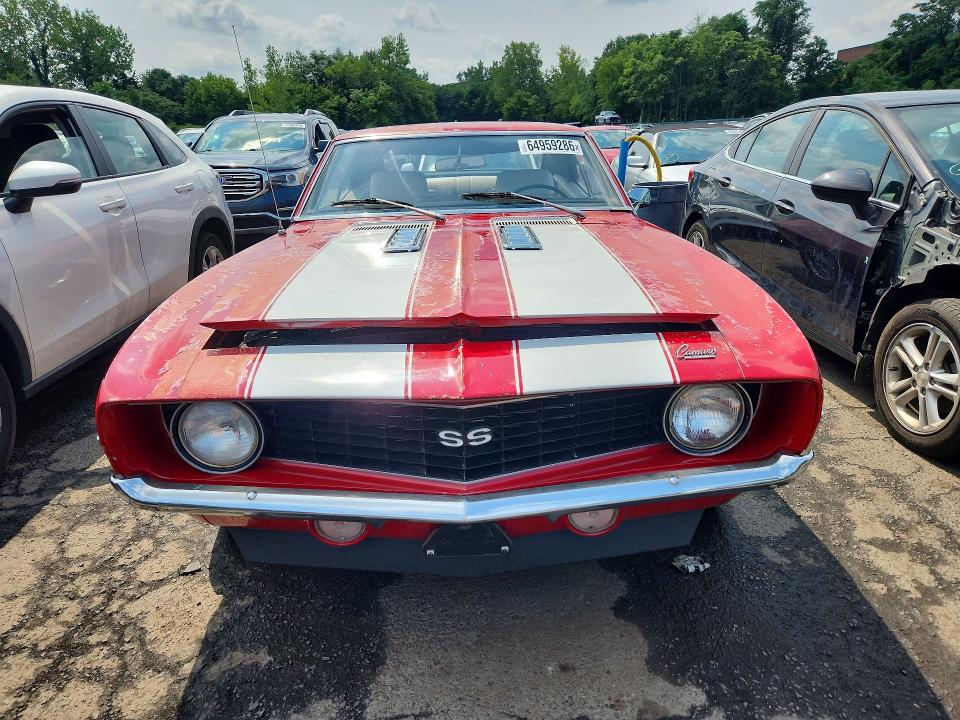 64959286 :رقم المزاد ، 124379N690790 vin ، 1969 Chevrolet Camaro مزاد بيع