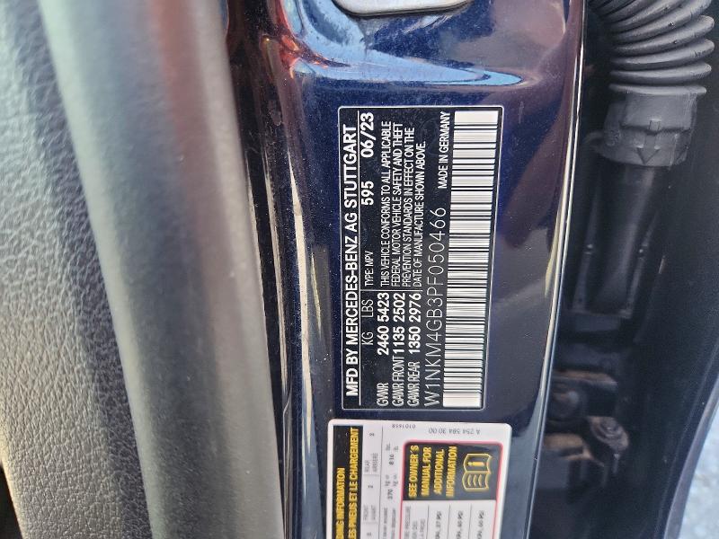 Aukcja sprzedaży 2023 Mercedes-benz Glc, vin: W1NKM4GB3PF050466, numer aukcji: 65496686