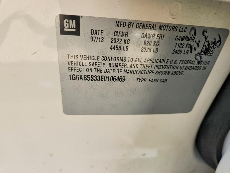 Продаж на аукціоні авто 2014 Cadillac Ats, vin: 1G6AB5S33E0106469, номер лоту: 64745956