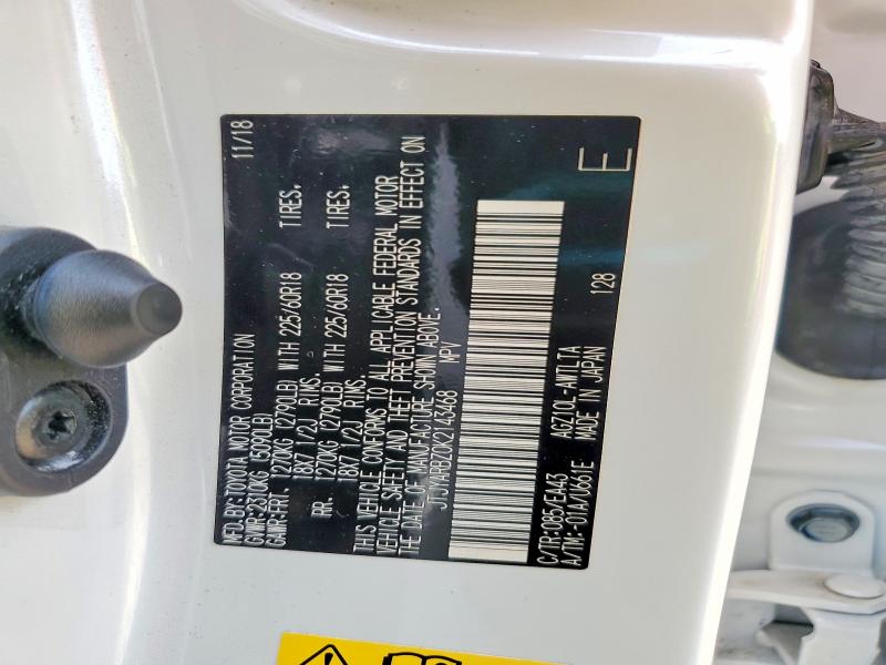 Aukcja sprzedaży 2019 Lexus Nx 300, vin: JTJYARBZ0K2143468, numer aukcji: 63580586