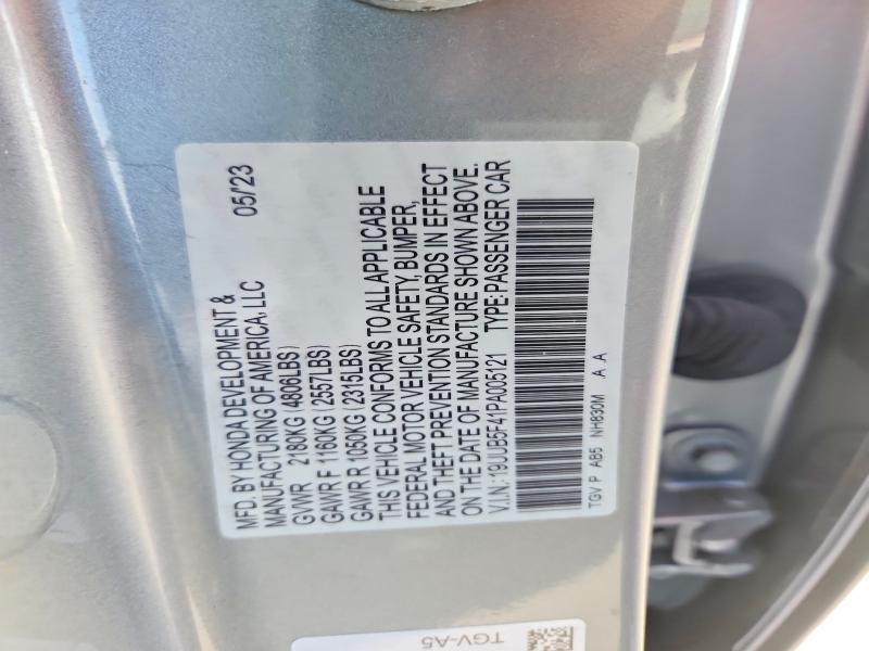 65464786 :رقم المزاد ، 19UUB5F41PA005121 vin ، 2023 Acura Tlx مزاد بيع