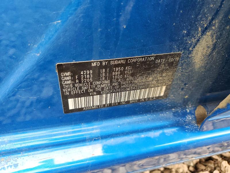 Продаж на аукціоні авто 2020 Subaru Impreza, vin: 4S3GKAB63L3604726, номер лоту: 63841126