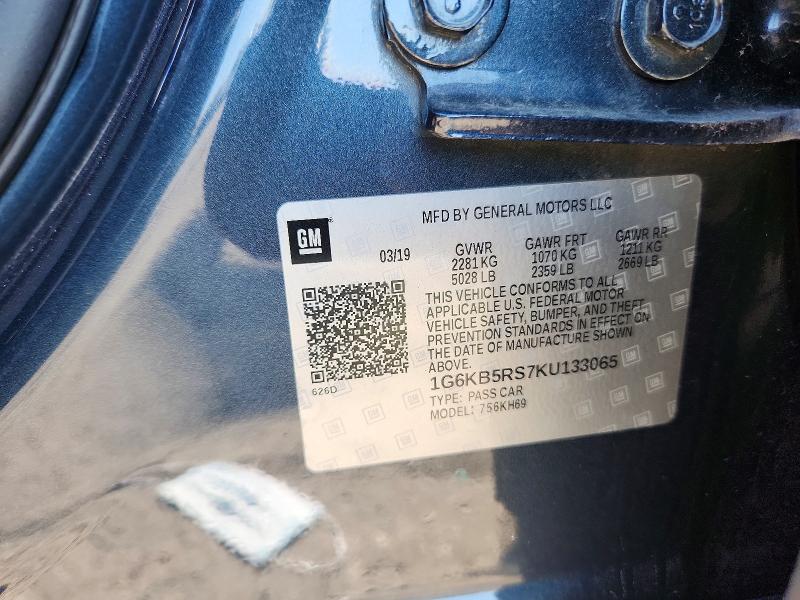 Aukcja sprzedaży 2019 Cadillac Ct6, vin: 1G6KB5RS7KU133065, numer aukcji: 63690516