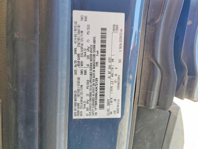 Продажа на аукционе авто 2020 Ford Transit, vin: 1FTBR3X86LKA72129, номер лота: 61141536