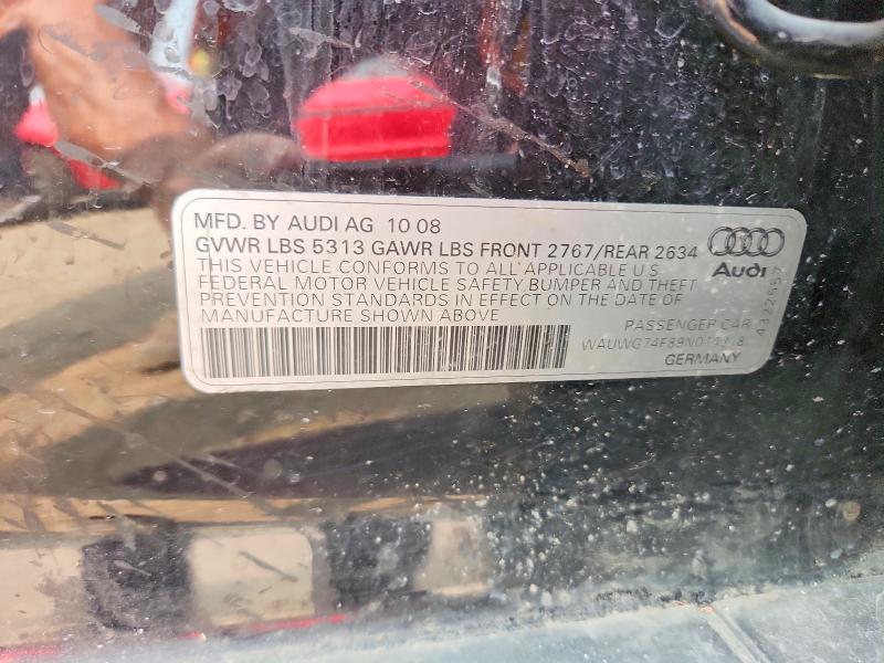 Aukcja sprzedaży 2009 Audi A6, vin: WAUWG74F89N014318, numer aukcji: 63624546