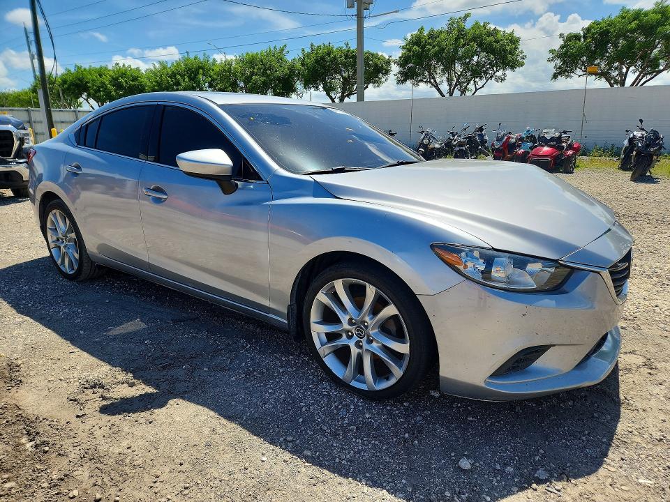 2016 Mazda 6 მანქანა იყიდება აუქციონზე, vin: JM1GJ1V55G1443772, აუქციონის ნომერი: 64265316