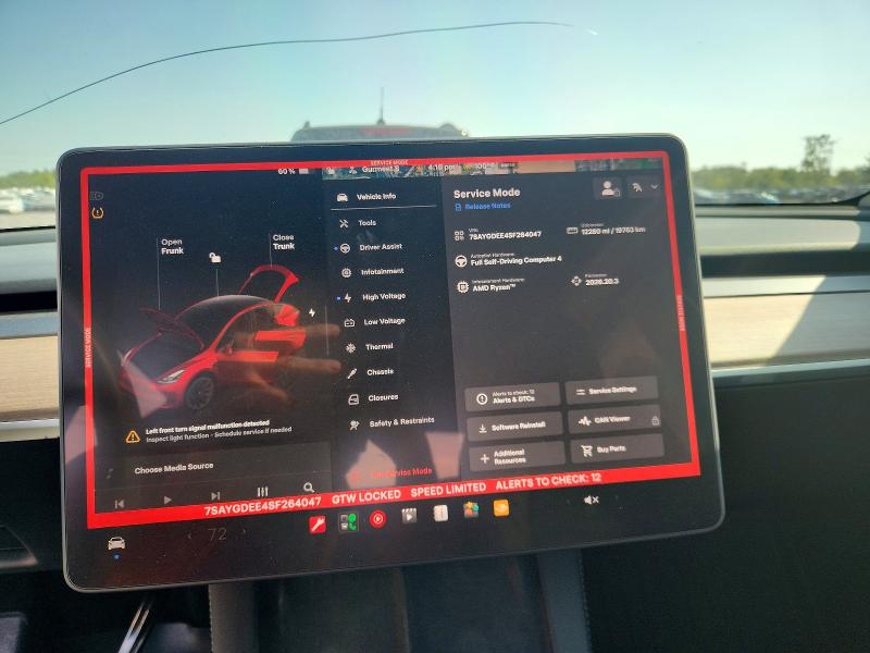 Продажа на аукционе авто 2025 Tesla Model Y, vin: 7SAYGDEE4SF264047, номер лота: 67132806