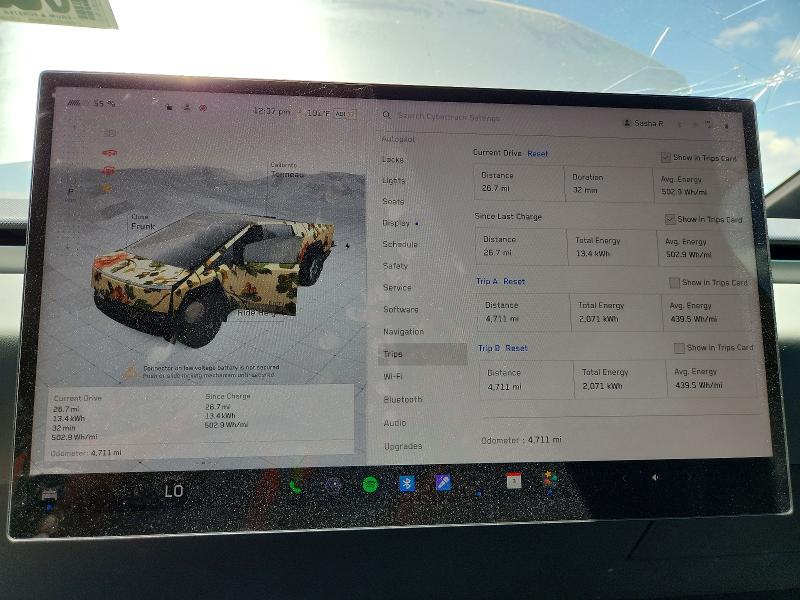 63345326 :رقم المزاد ، 7G2CEHED6SA076023 vin ، 2025 Tesla Cybertruck مزاد بيع